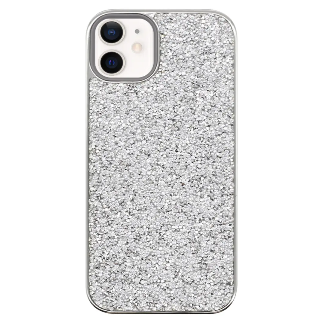 iPhone 12 Mini (5.4) Glitter Bling Case Silver